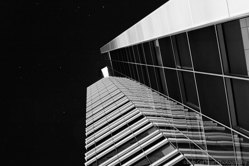 Hallway - lit doorway - stars