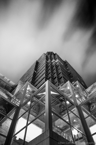 KOIN Center, cold night