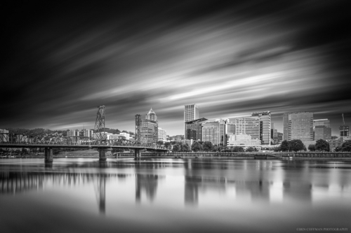 Portland city skyline, 5 minutes, summer of 2014