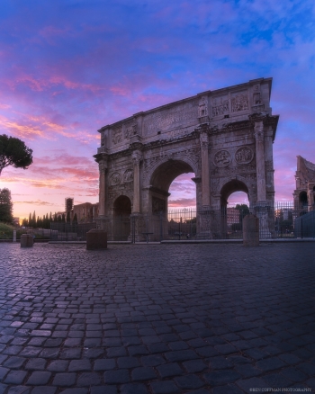 Constantine's Arch twilight