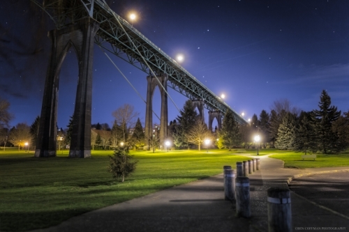 Prayer candles in Cathedral Park