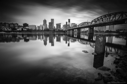 Stumptown study, black and white