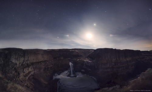 Palouse Falls moon dogs