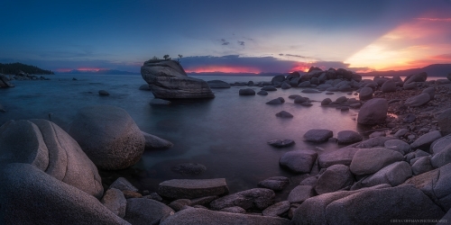 Tahoe twilight at Bonsai Rock 2