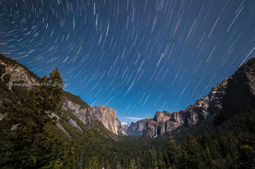 Yosemite Valley star trails